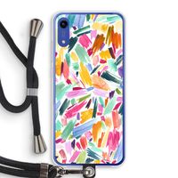 Watercolor Brushstrokes: Honor Play 8A Transparant Hoesje met koord