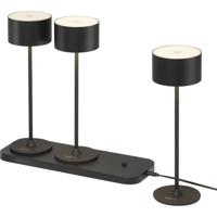 Sygonix 3er Set SY-6627262 LED-tafellamp LED 5.5 W Zwart
