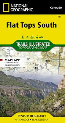 Wandelkaart 151 Flat Tops South | National Geographic