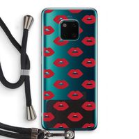 Lips: Huawei Mate 20 Pro Transparant Hoesje met koord