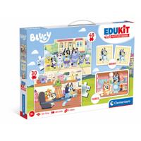 Clementoni Edukit Bluey 4-in-1 puzzel- + spellenset