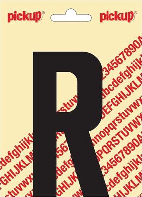 Plakletter Nobel Sticker zwarte letter R - Pickup