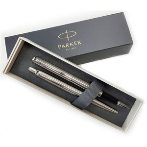 Balpen en vulpen Parker Jotter stainless steel CT medium