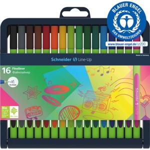 16 Fineliners Schneider Line-Up 0,4 mm assorti