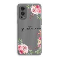 Rozen: OnePlus Nord 2 5G Transparant Hoesje