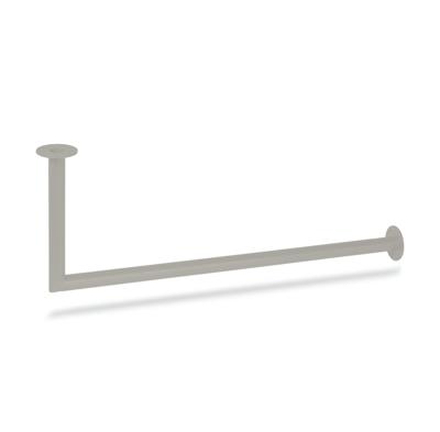 Kledingroede greige hoek Ø32 mm - per meter