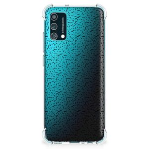 Samsung Galaxy M02s | A02s Doorzichtige Silicone Hoesje Stripes Dots