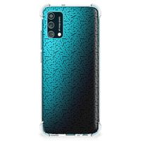 Samsung Galaxy M02s | A02s Doorzichtige Silicone Hoesje Stripes Dots - thumbnail