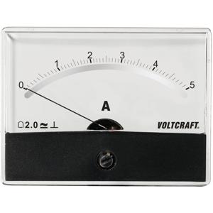 VOLTCRAFT AM-86X65/5A/DC AM-86X65/5A/DC Inbouwmeter AM-86X65/5 A/DC Draaispoel