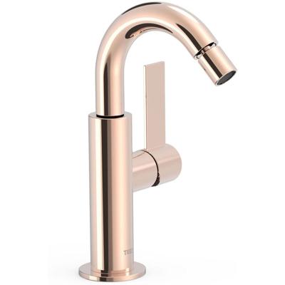 Bidetkraan Tres Project | Opbouw | Mengkraan | 1-hendel | Rond | 24k Rose goud