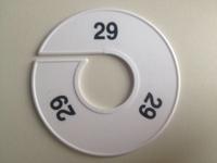 Maatring 11cm wit/zwart 29