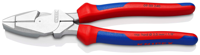 Knipex Kracht-kombitang "Lineman&apos;s Pliers" Amerikaans model | Meer-componentengrepen | Verchroomd | Lengte 240 mm - 09 05 240