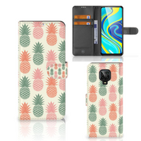 Xiaomi Redmi Note 9 Pro | Note 9S Book Cover Ananas - thumbnail