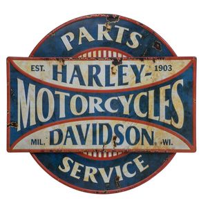 Harley-Davidson Parts & Service Metalen Bord