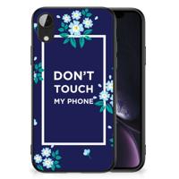 Apple iPhone XR | Telefoon Hoesje | Flowers Blue DTMP