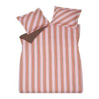 Vandyck Preppy Stripe Dekbedovertrek 200 x 200/220 cm - Pink