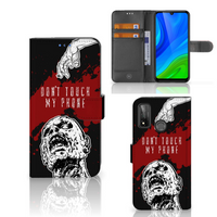 Huawei P Smart 2020 Portemonnee Hoesje Zombie Blood