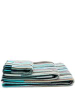 Missoni Home lot de trois serviettes Jazz - Bleu - thumbnail