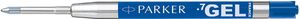Parker Quink vulling voor balpen medium, blauw, op blister