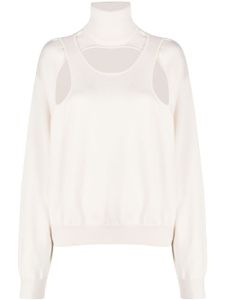 Coperni pull à col montant - Rose