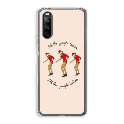 Jingle Ladies: Sony Xperia 10 III Transparant Hoesje