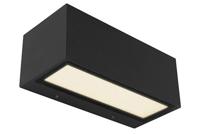 Lutec Zwarte strakke wandlampGemini design - 5189112012