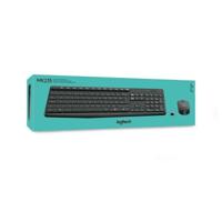 Toetsenbord en draadloze muis Logitech 920-007919 Zwart Grijs Qwerty Spaans