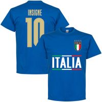 Italië Squadra Azzurra Insigne 10 Team T-Shirt - thumbnail
