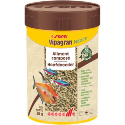 Sera Vipagran Nature 100ml - Premium Aquariumvisvoer Zinkend Granulaat, Natuurlijk Zonder Additieven