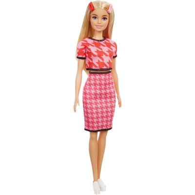 Fashionistas #169 - Houndstooth crop top and skirt Pop