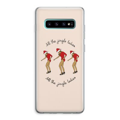 Jingle Ladies: Samsung Galaxy S10 Plus Transparant Hoesje
