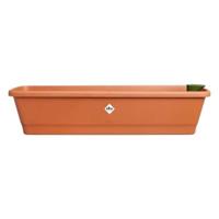 Elho Noa Balconiere XL - Marrone - L 78 x P 20 x H 18 cm - Balcone esterno - 100% riciclato