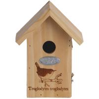 Vogelhuisje - hout - 20 cm - nestkastje - voor mezen, mussen en vinken Vogelhuisje - hout - 20 cm - nestkastje - voor mezen, mussen en vinken