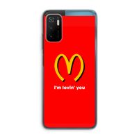 I'm lovin' you: Xiaomi Poco M3 Pro 5G Transparant Hoesje