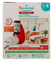 Puressentiel Antibeet Pakket DUO Clip & Diffuse + Citronella Olie Set