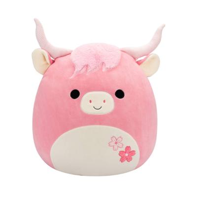 Squishmallows Pink Highland koe knuffel - 40 cm