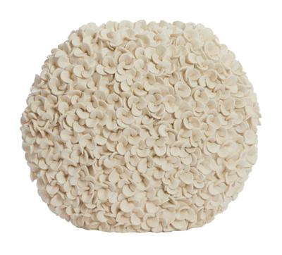 Light & Living Vaas 'Phylia' 39cm, kleur Crème