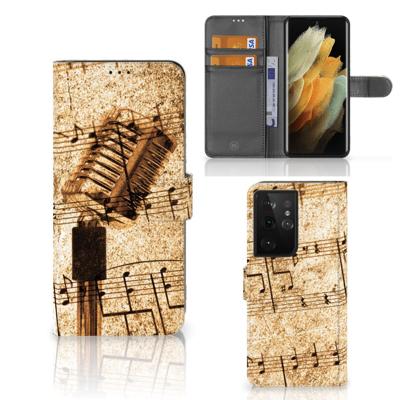 Samsung Galaxy S21 Ultra | Telefoonhoesje met foto | Bladmuziek