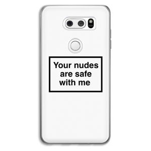 Safe with me: LG V30 Transparant Hoesje