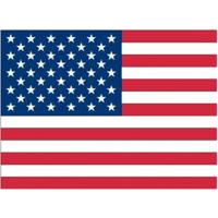 Vlag van USA/Amerika stickers - 10x - 7.5 x 10 cm - Binnen/buiten