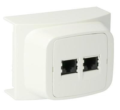 Enzo K40 2v data aansluitpunt wit - 4747265