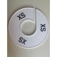 Maatring 11 cm wit/zwart XS