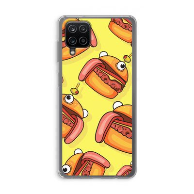 Hamburger: Samsung Galaxy A12 Transparant Hoesje