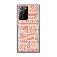 Marrakech Pink: Samsung Galaxy Note 20 Ultra / Note 20 Ultra 5G Transparant Hoesje