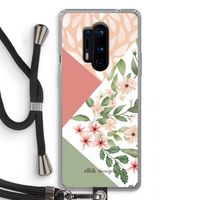 Sweet heaven geometrics: OnePlus 8 Pro Transparant Hoesje met koord