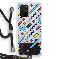 8-bit N°8: Samsung Galaxy S10 Lite Transparant Hoesje met koord