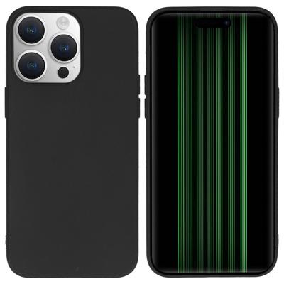 AccezzColor Backcover iPhone 15 Pro Max Telefoonhoesje Zwart