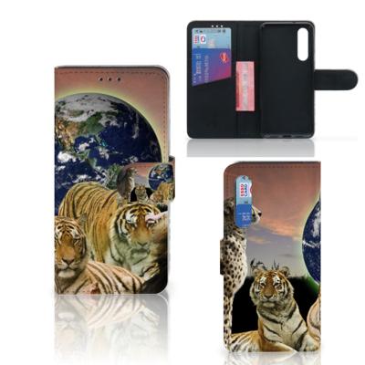 Xiaomi Mi 9 SE | Telefoonhoesje | Met pasjeshouder | Roofdieren
