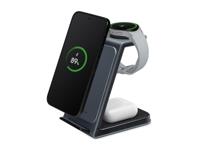 Mobilize Mobilize 3in1 Aluminium Wireless Charger Station 15W