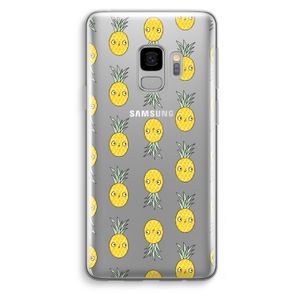 Ananas: Samsung Galaxy S9 Transparant Hoesje